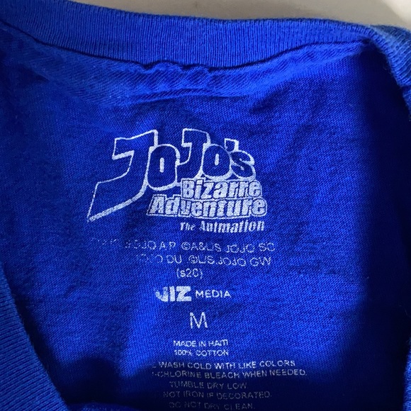 JoJo's Bizarre Adventure Sz M My Name is Yoshikage Kira Blue Shirt Anime Manga - Picture 8 of 9